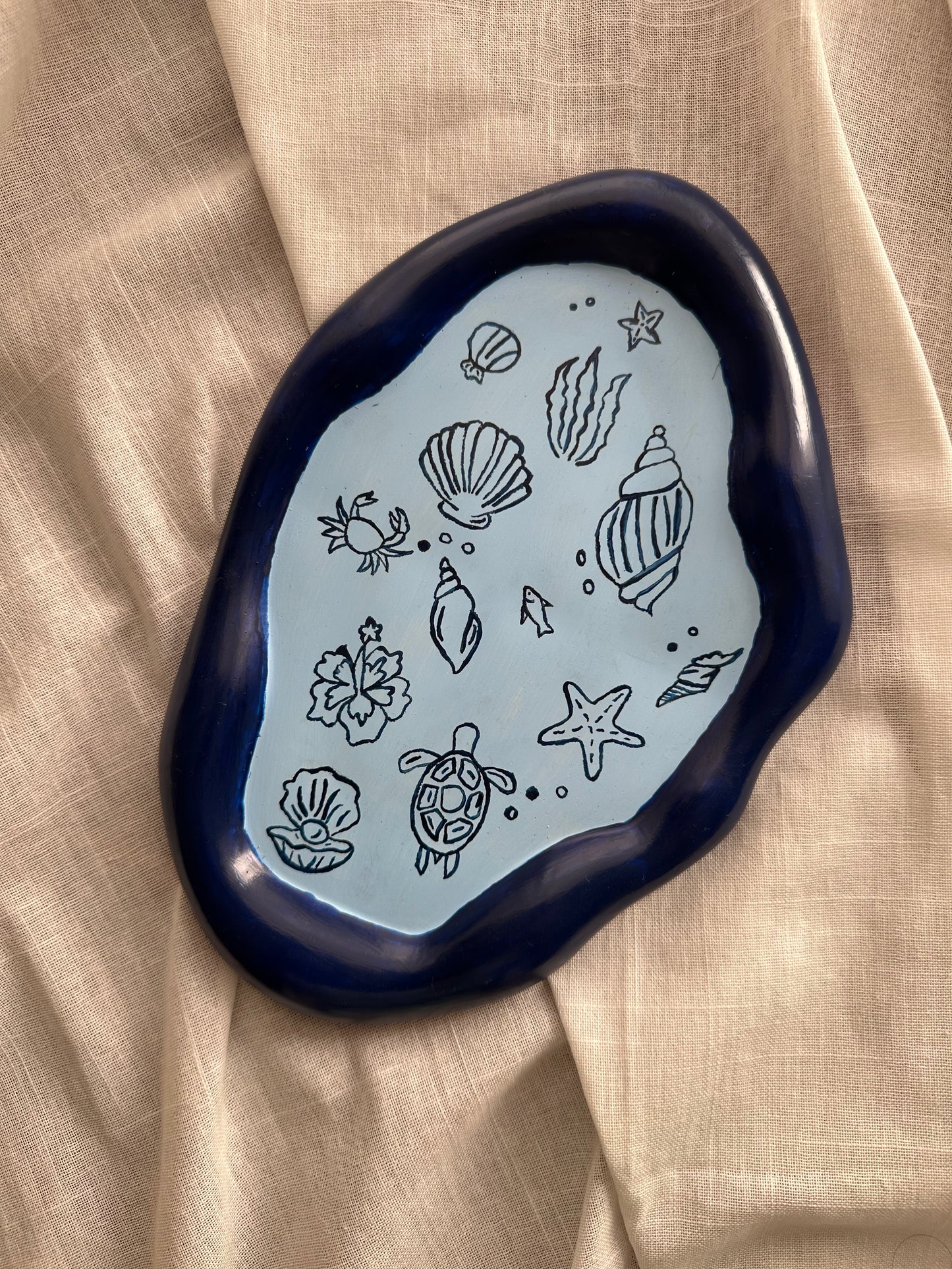 Ocean Escape Cloud Tray