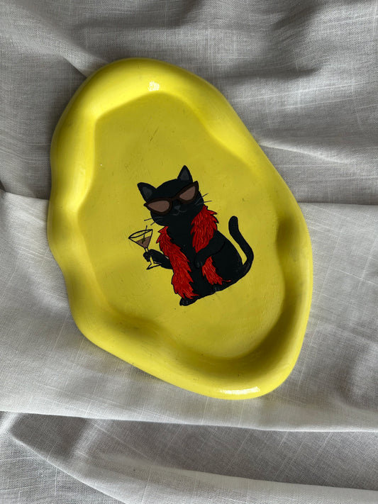 Ms. Glamorous Kitty Cloud Tray
