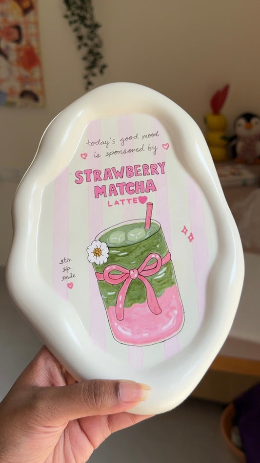 Matcha latte - cloud tray