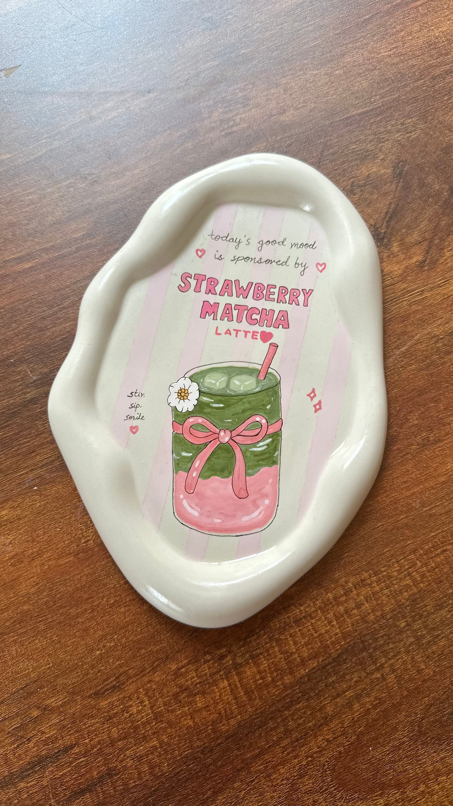 Matcha latte - cloud tray