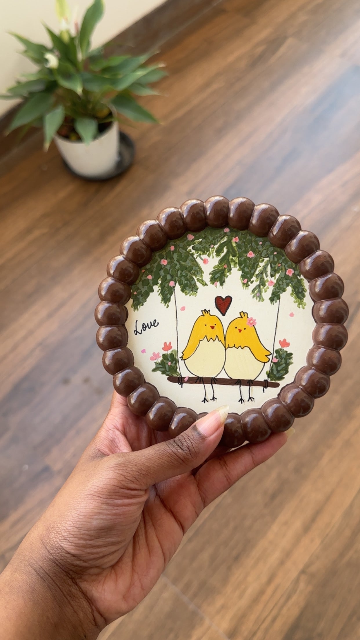Tweet Hearts Bubble Coaster