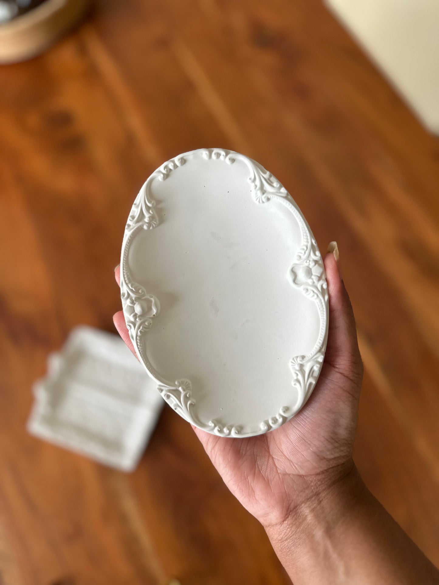 Vintage oval tray