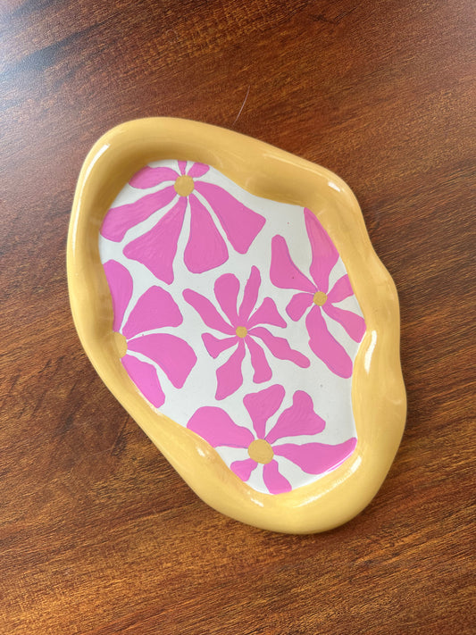 floral cloud tray