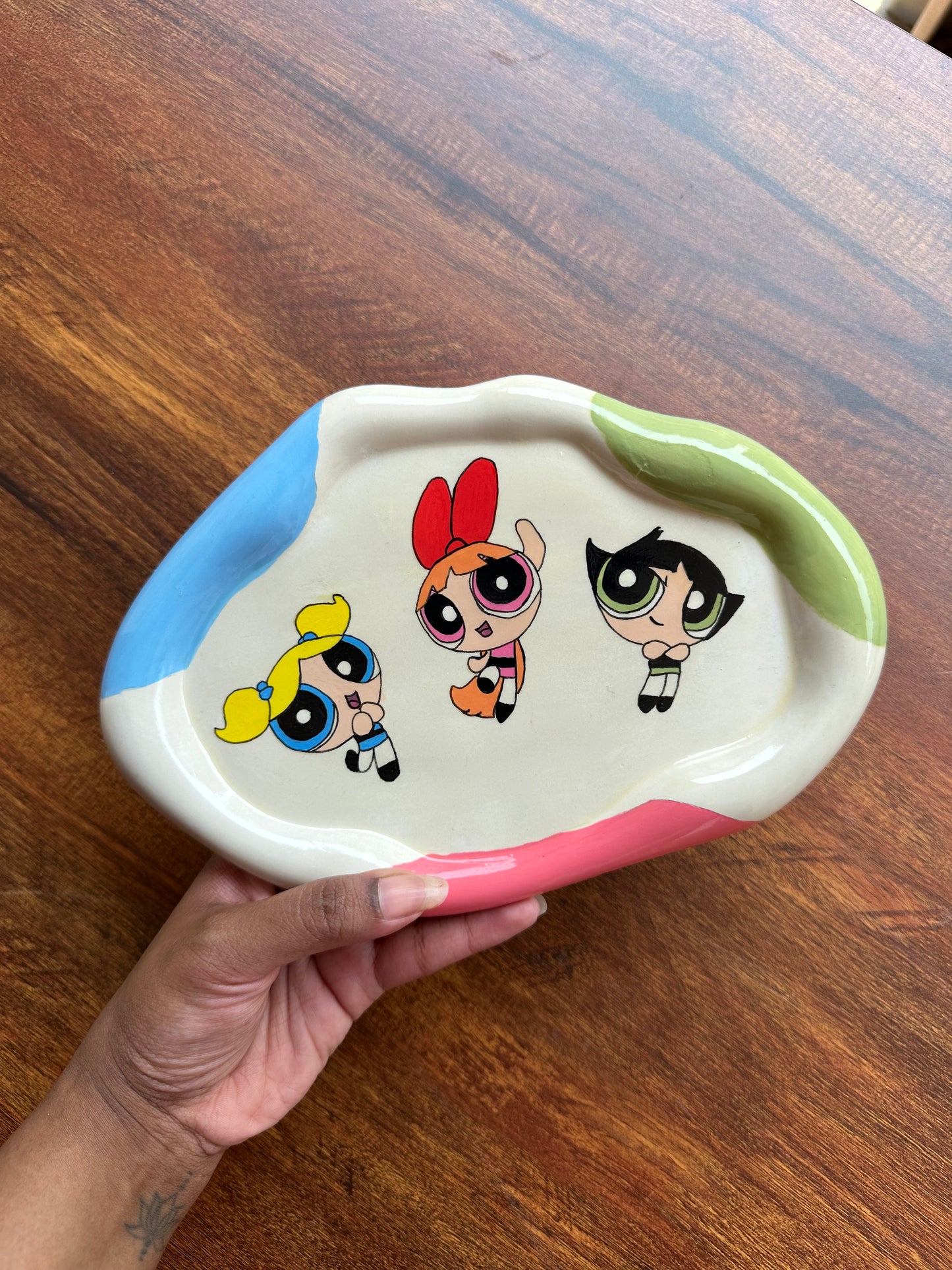 Power puff girls cloud tray