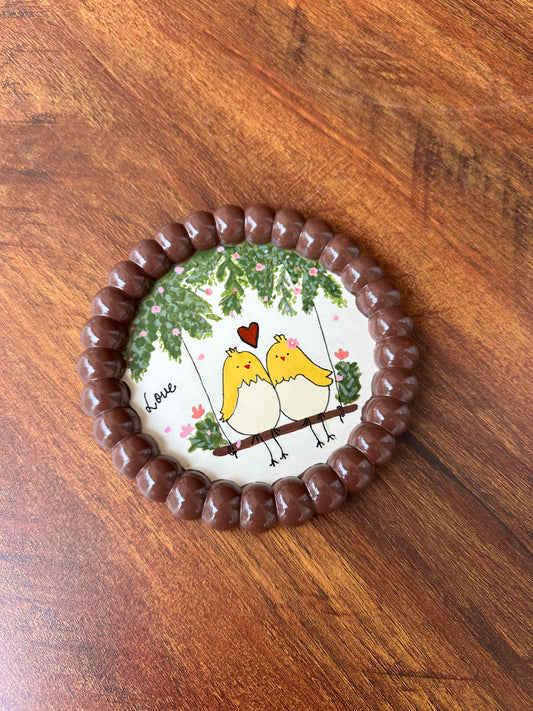 Tweet Hearts Bubble Coaster