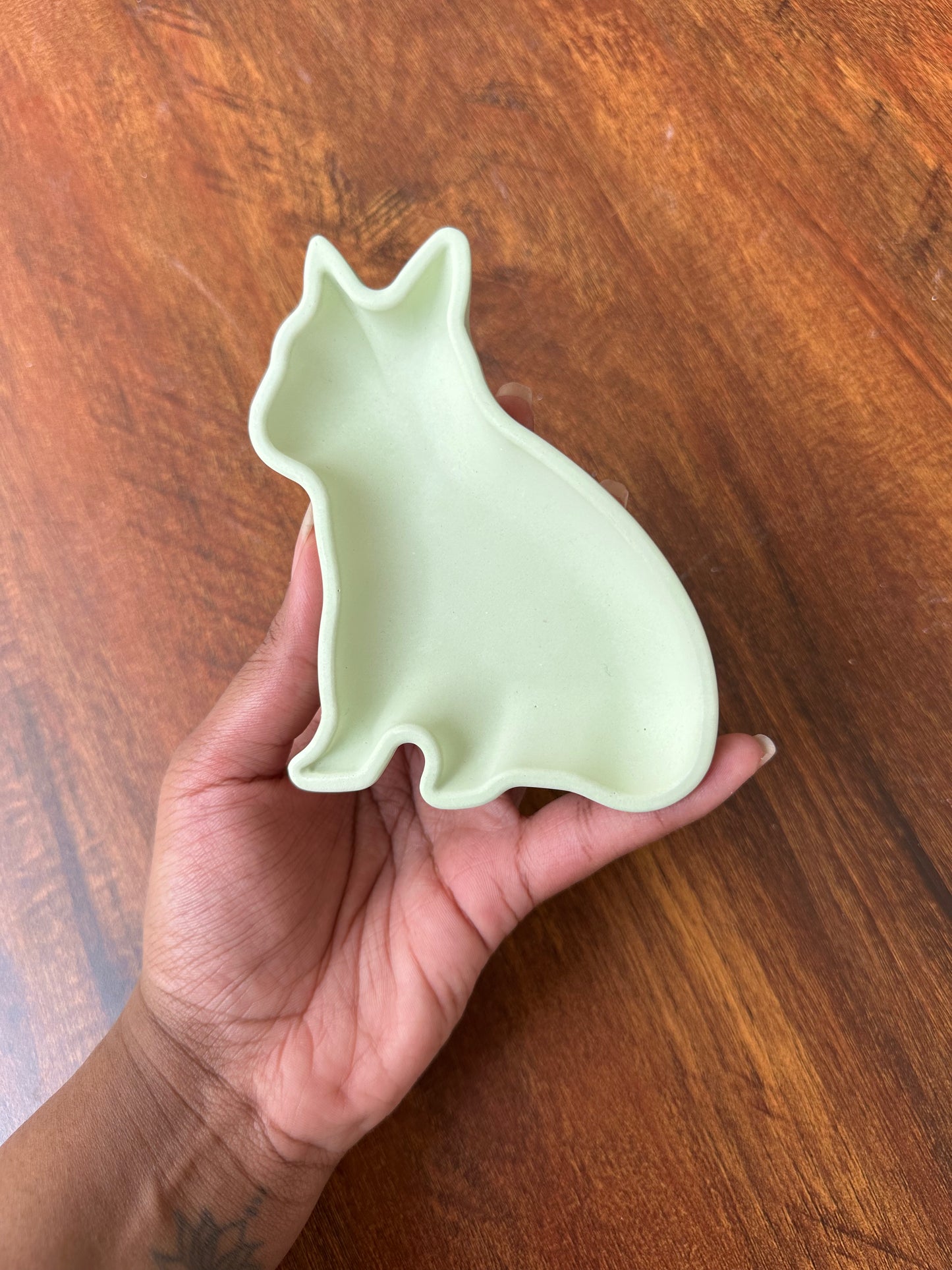 Cat trinket tray