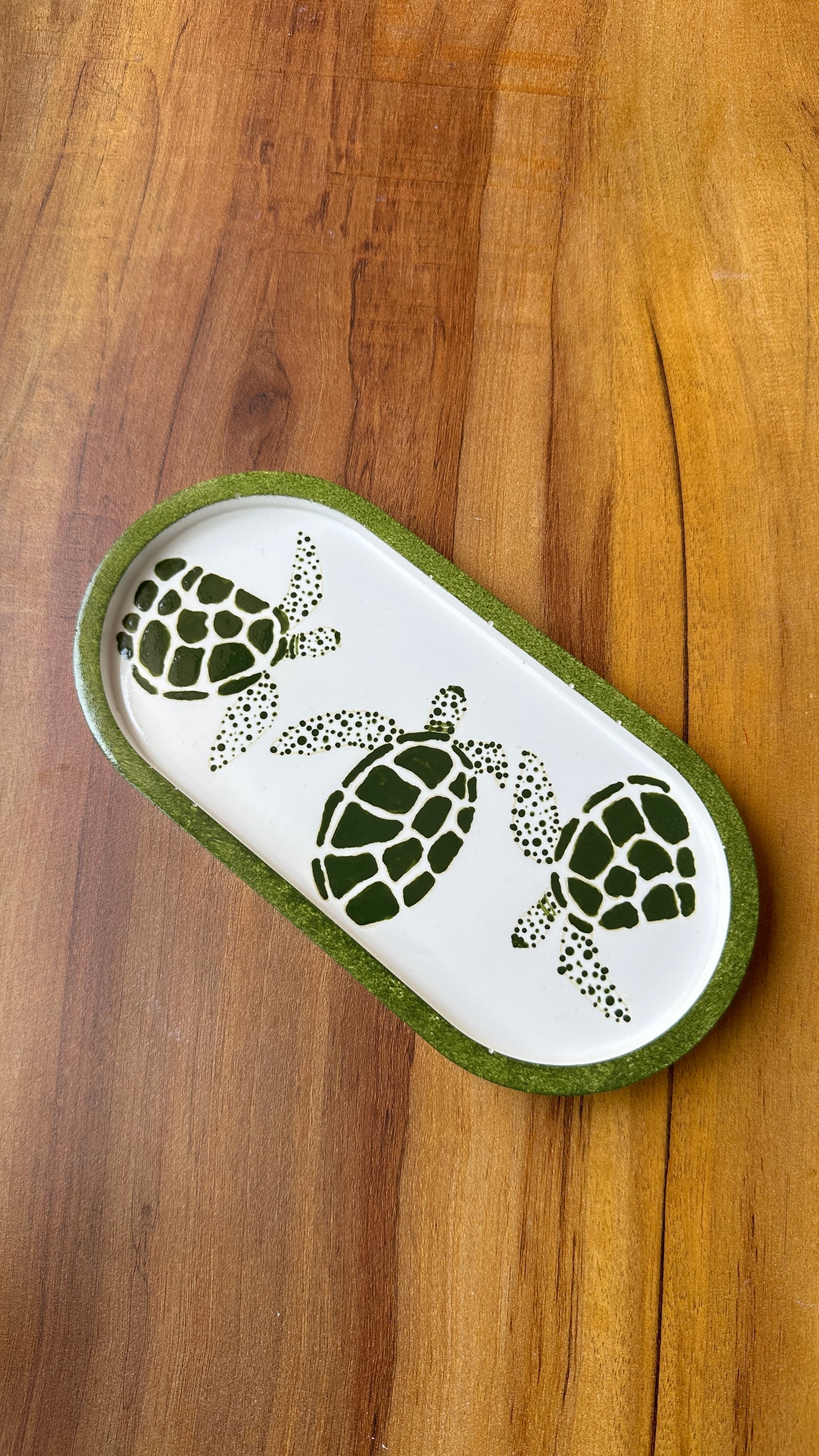 Turtle Oval Trinket Tray